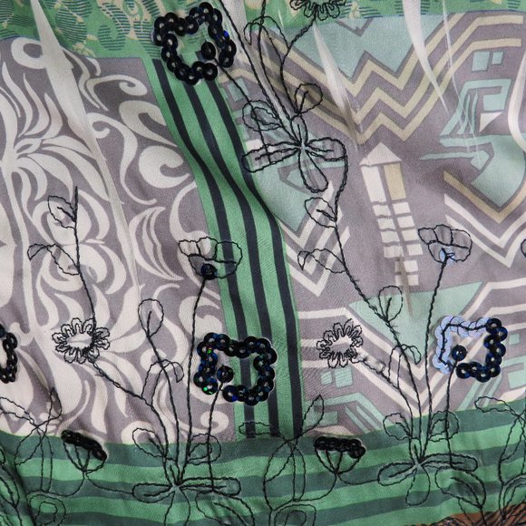 Lapis* Women's Smock Top Spaghetti String Sequence Maxi Dress~ One Size Fits ALL - Picture 13 of 13